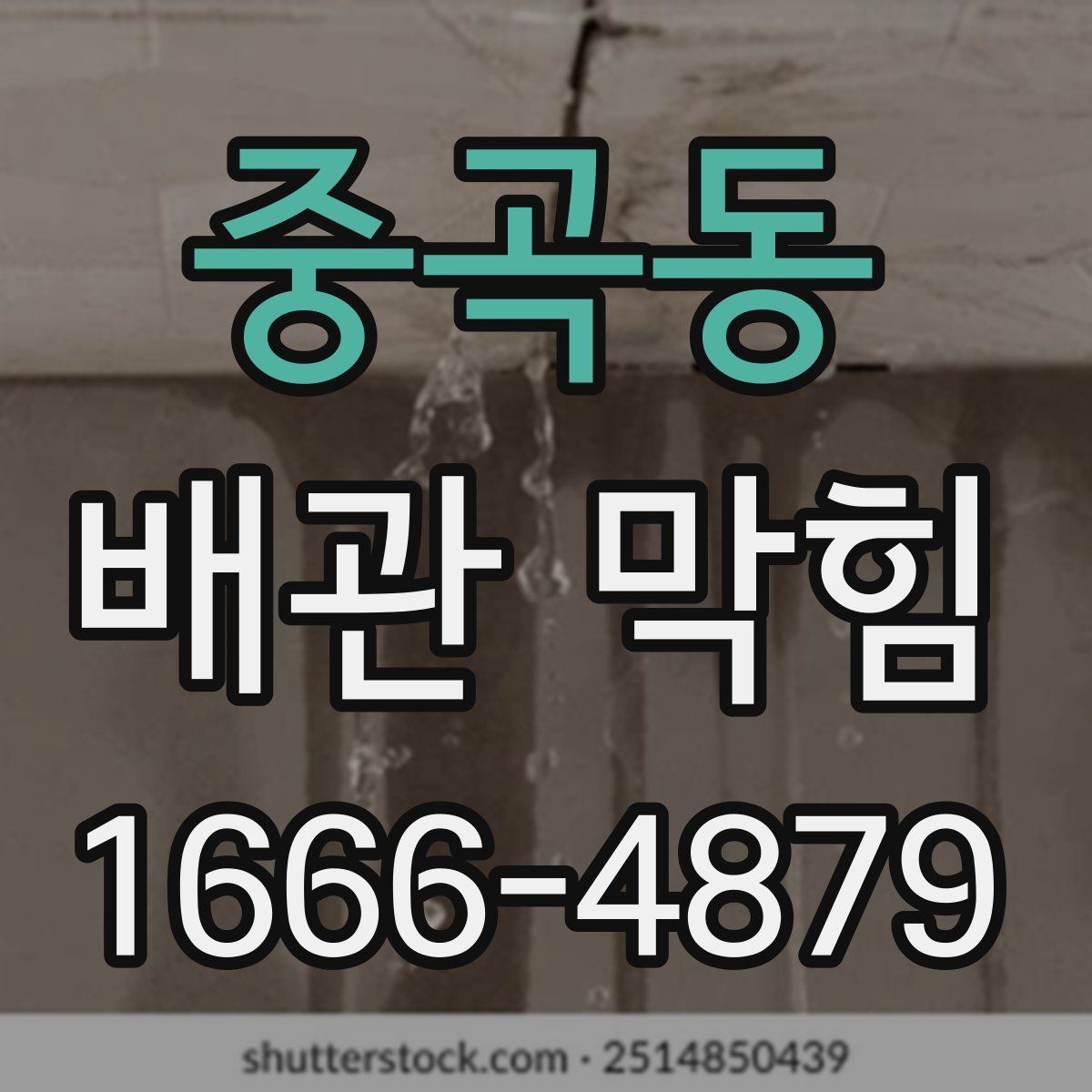 중곡동 배관 막힘