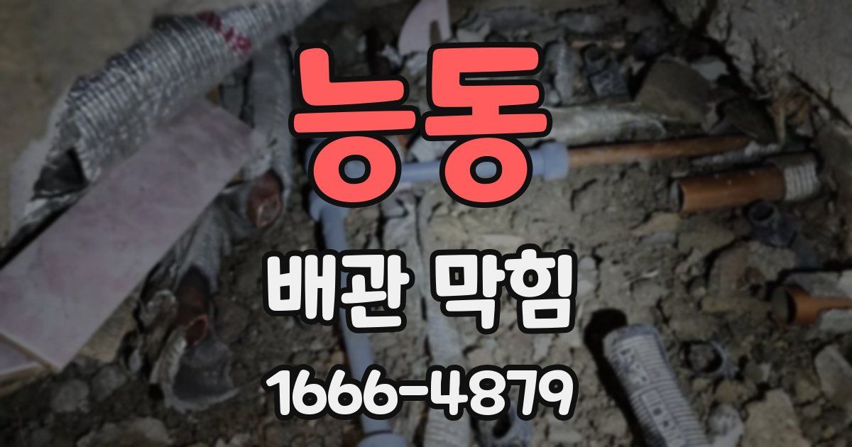 능동 배관 막힘