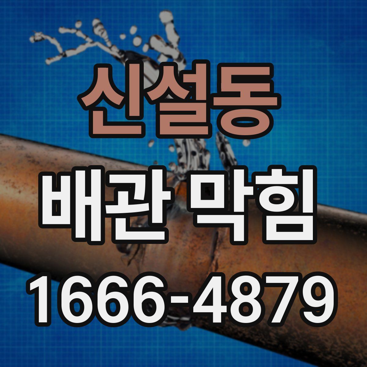 신설동 배관 막힘