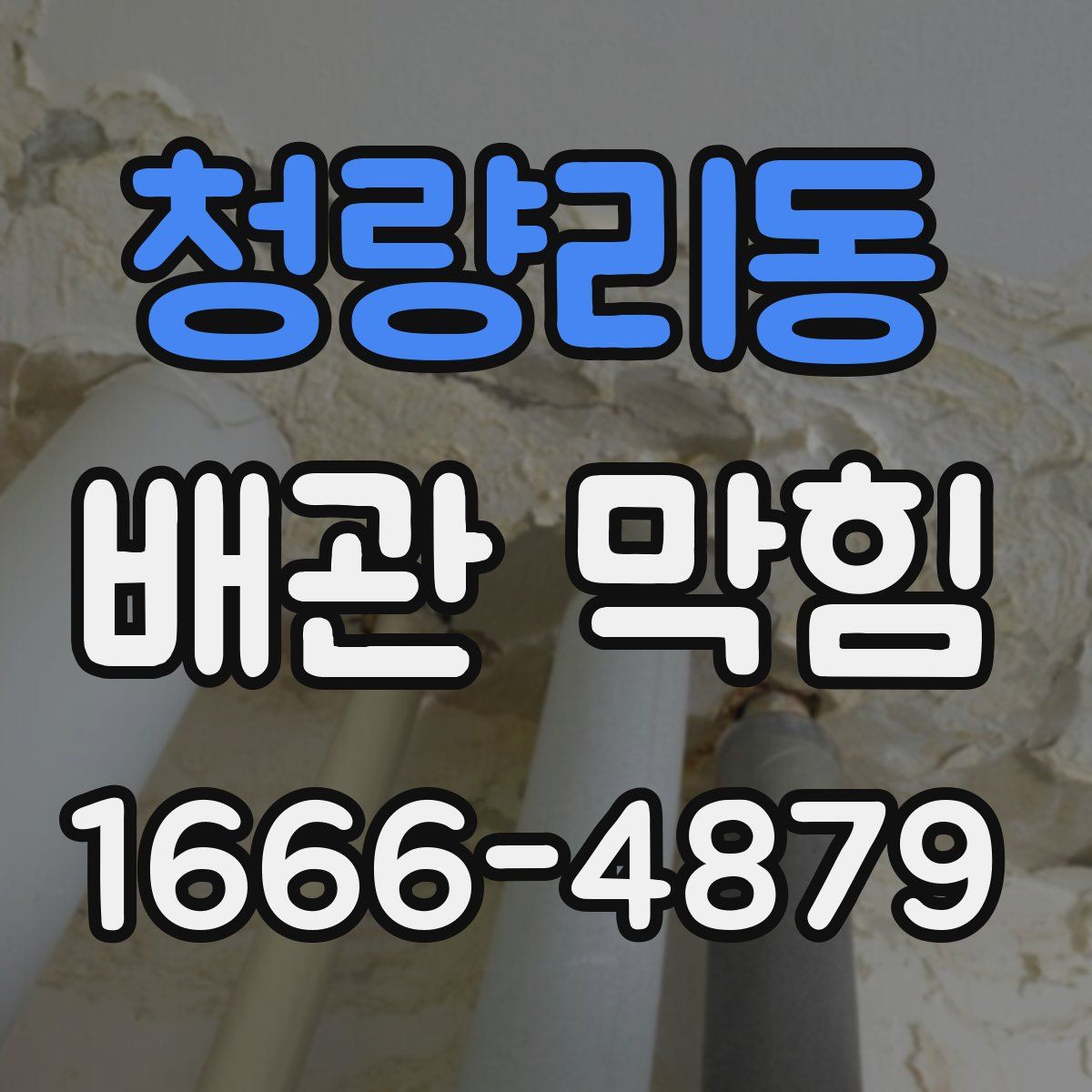 청량리동 배관 막힘