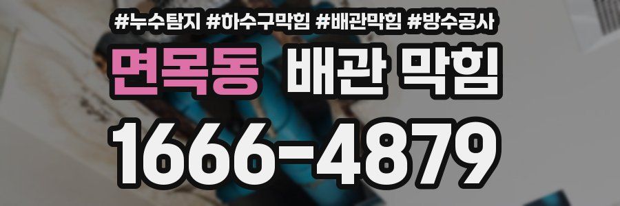 면목동 배관 막힘