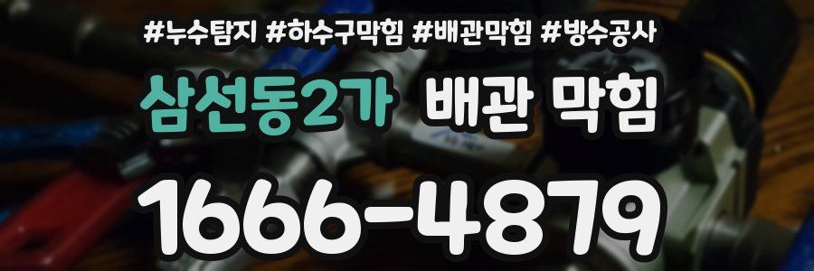 삼선동2가 배관 막힘