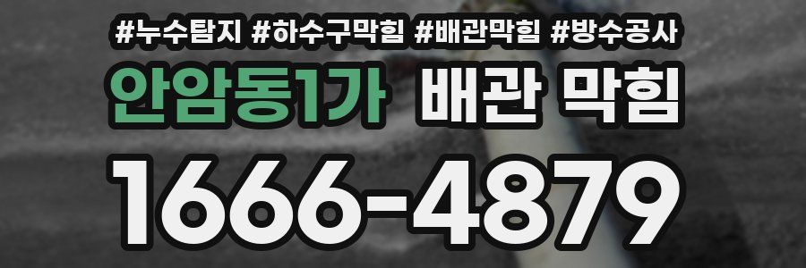 안암동1가 배관 막힘