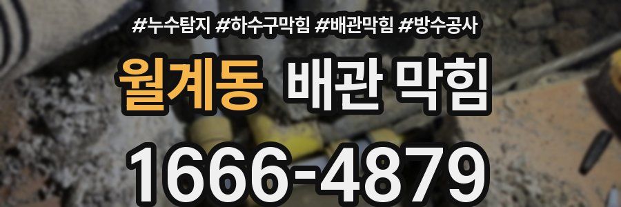 월계동 배관 막힘