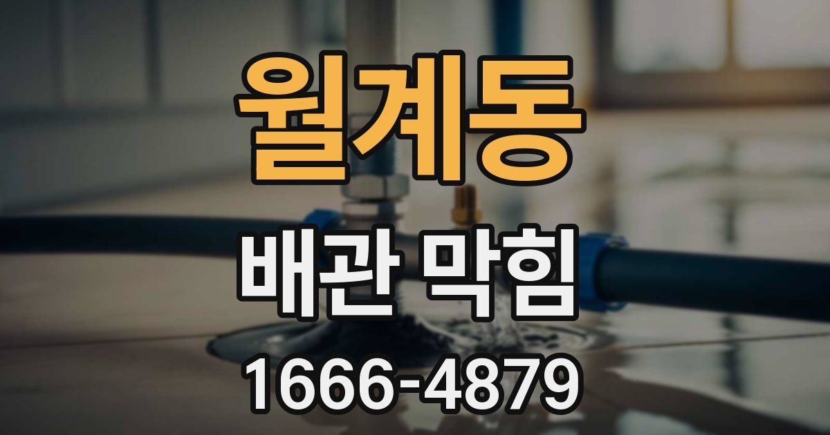 월계동 배관 막힘