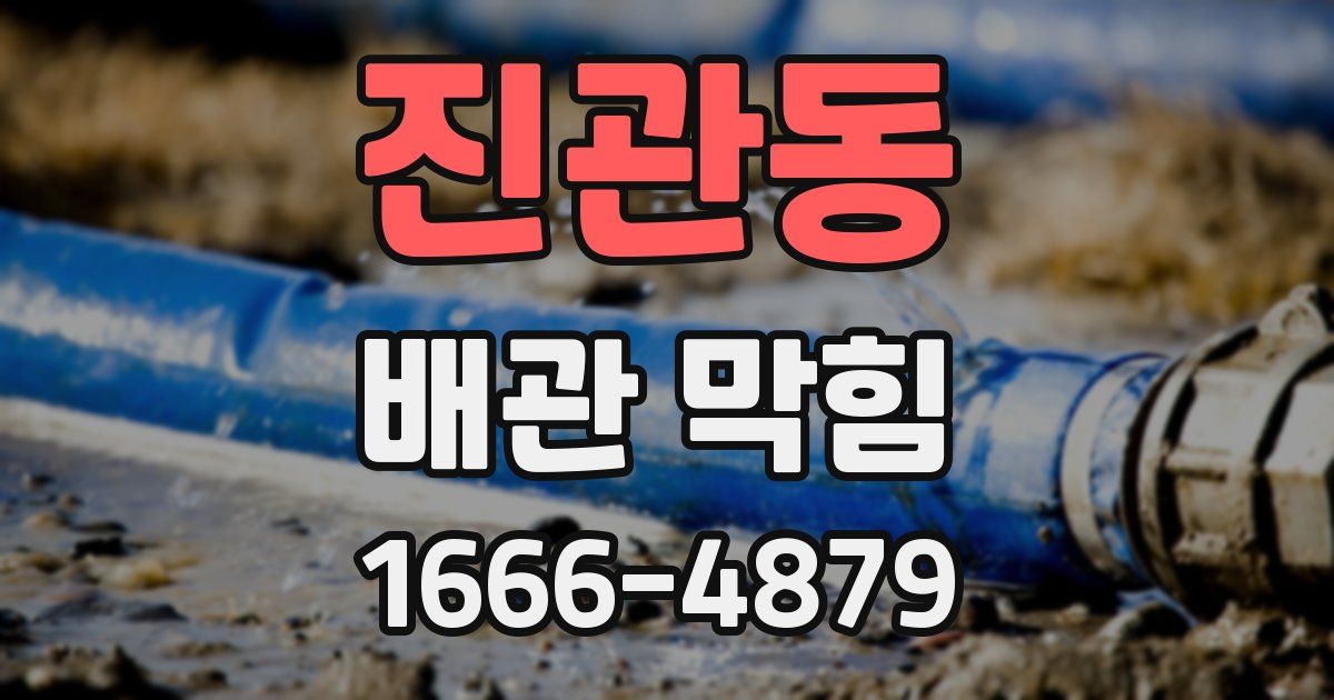 진관동 배관 막힘