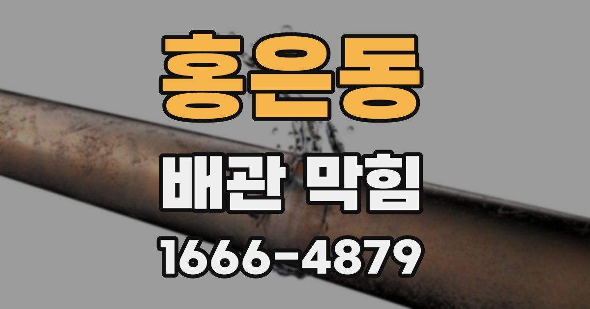 홍은동 배관 막힘
