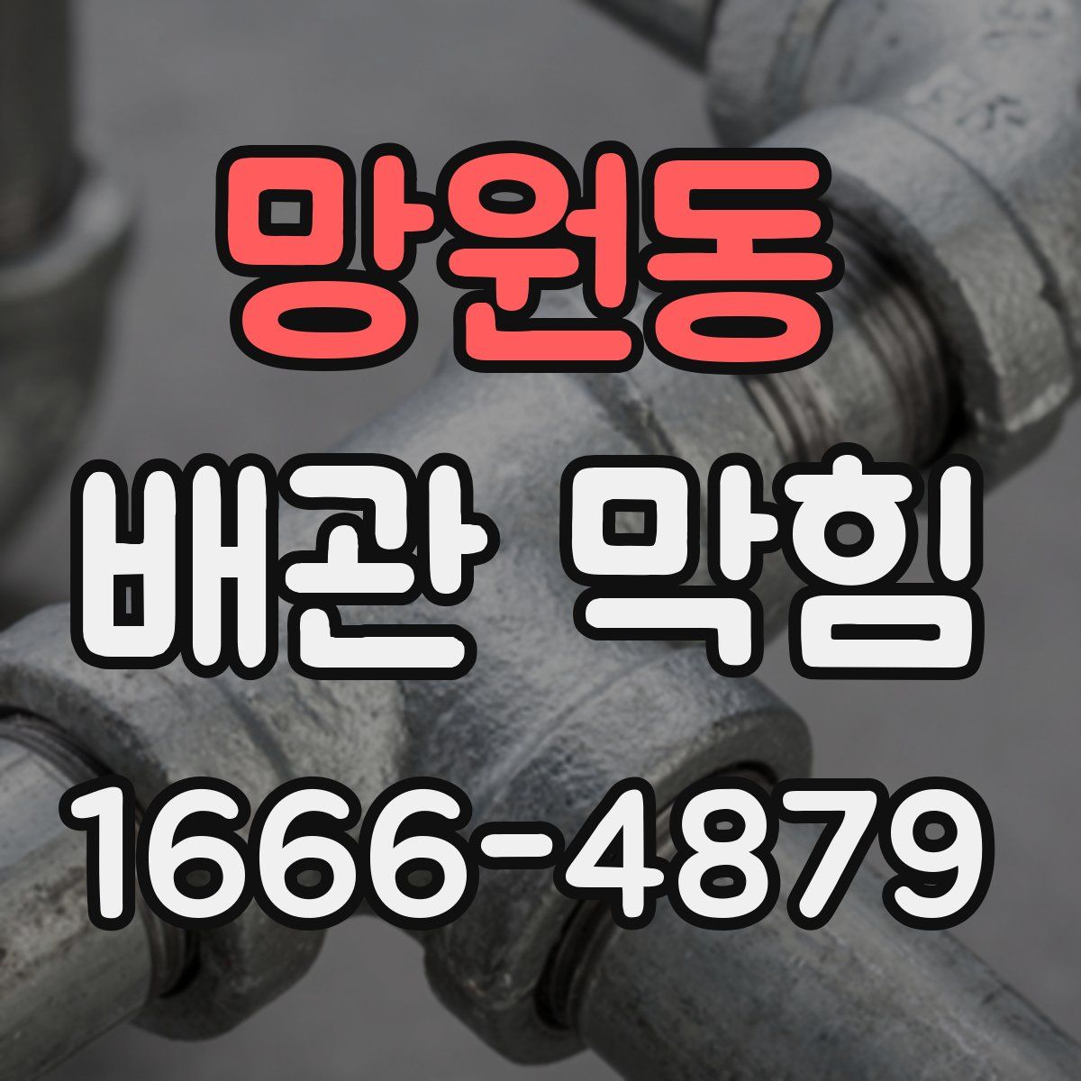망원동 배관 막힘