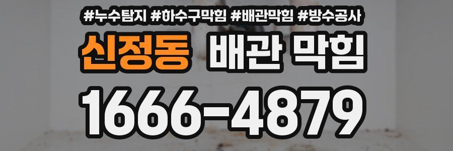 신정동 배관 막힘