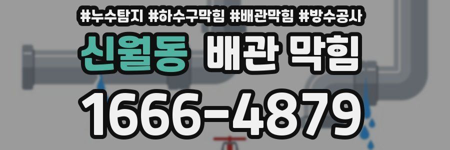 신월동 배관 막힘