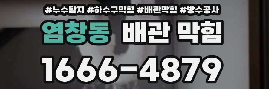 염창동 배관 막힘