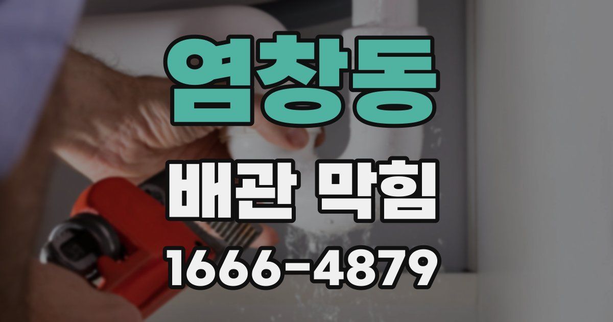 염창동 배관 막힘