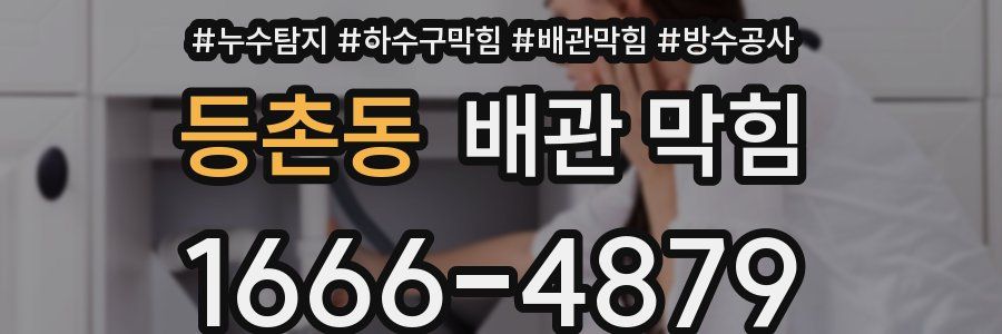 등촌동 배관 막힘