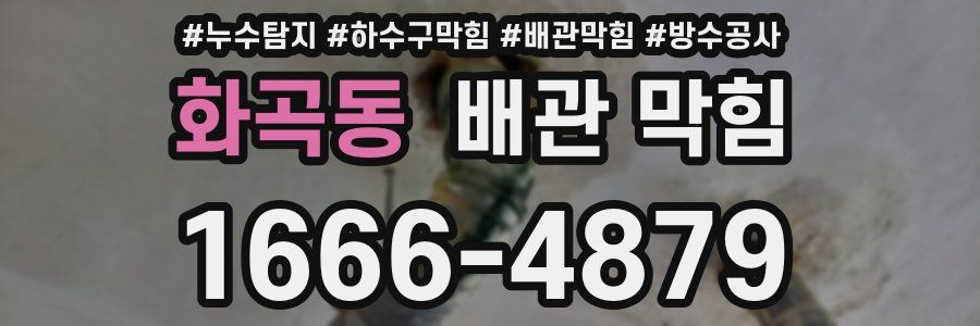 화곡동 배관 막힘