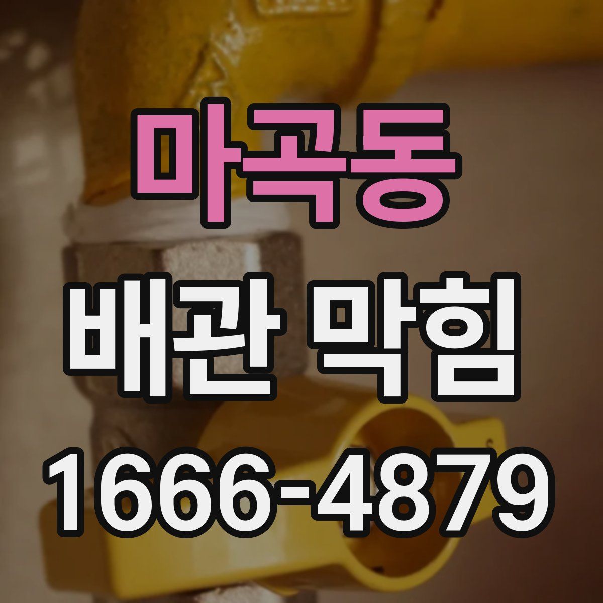 마곡동 배관 막힘