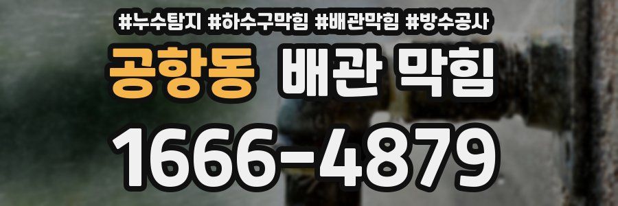 공항동 배관 막힘
