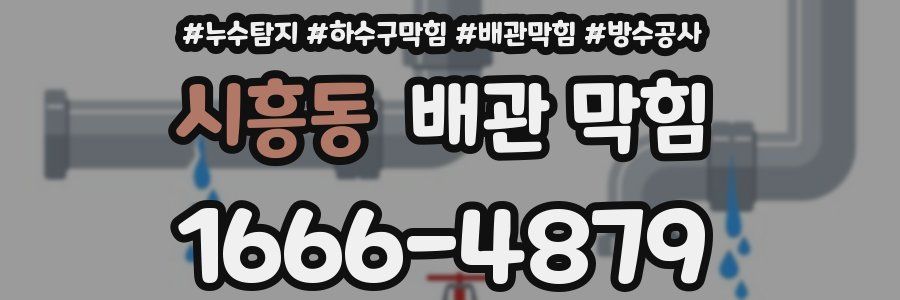 시흥동 배관 막힘