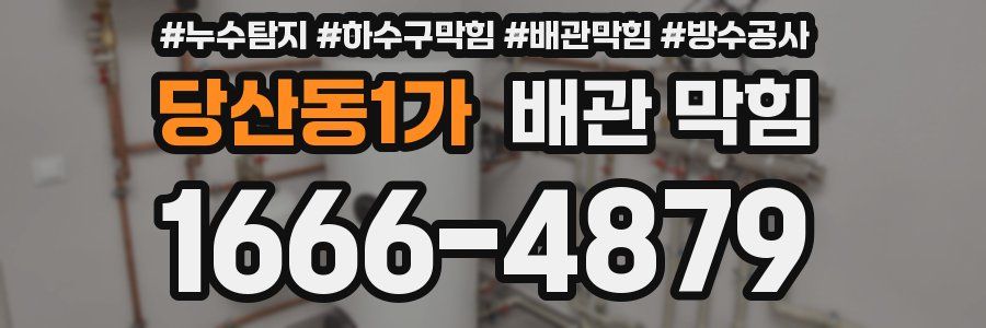 당산동1가 배관 막힘