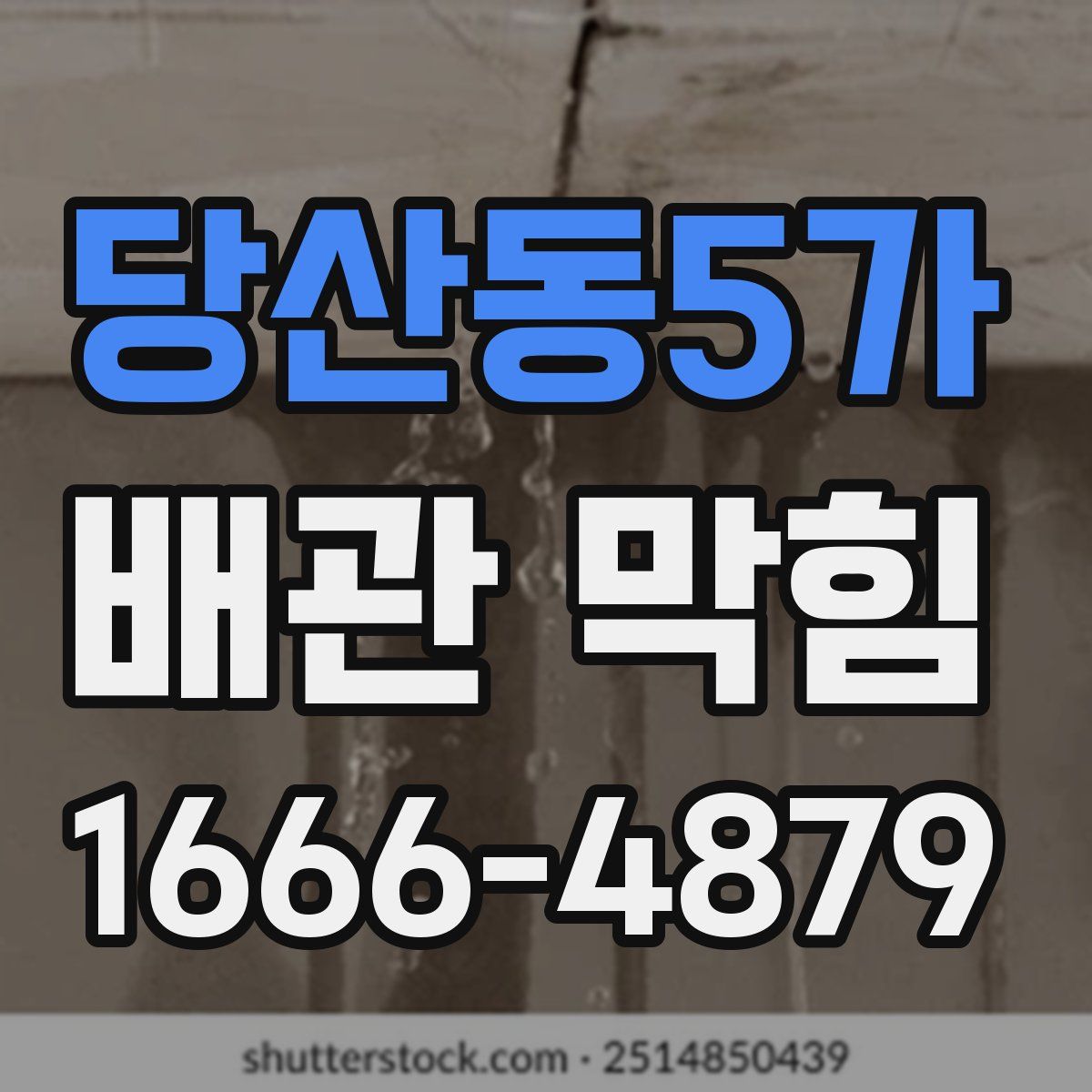 당산동5가 배관 막힘