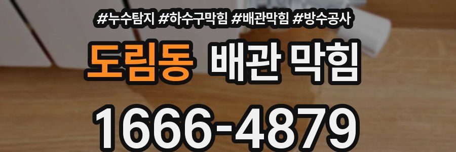 도림동 배관 막힘