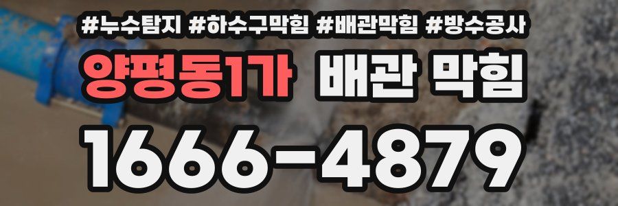 양평동1가 배관 막힘