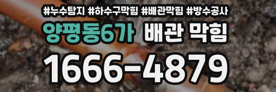 양평동6가 배관 막힘