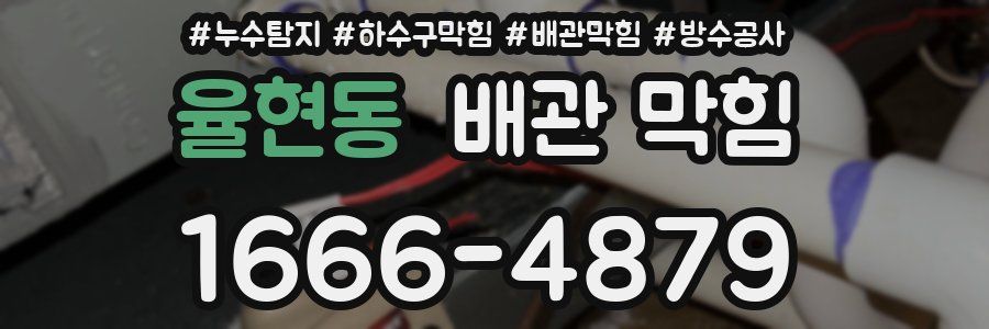 율현동 배관 막힘