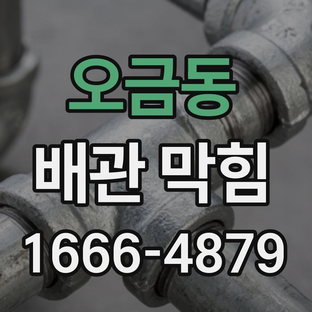 오금동 배관 막힘