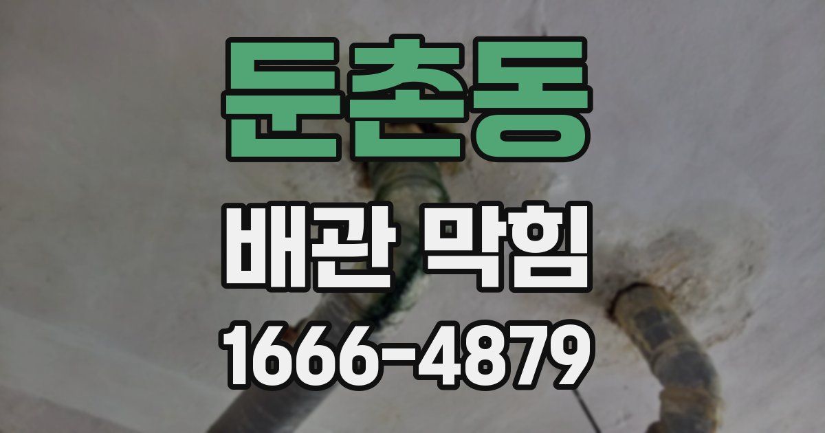 둔촌동 배관 막힘