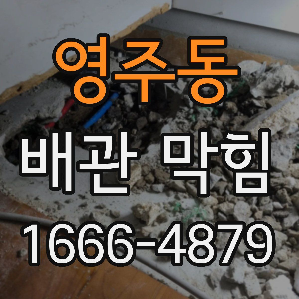 영주동 배관 막힘