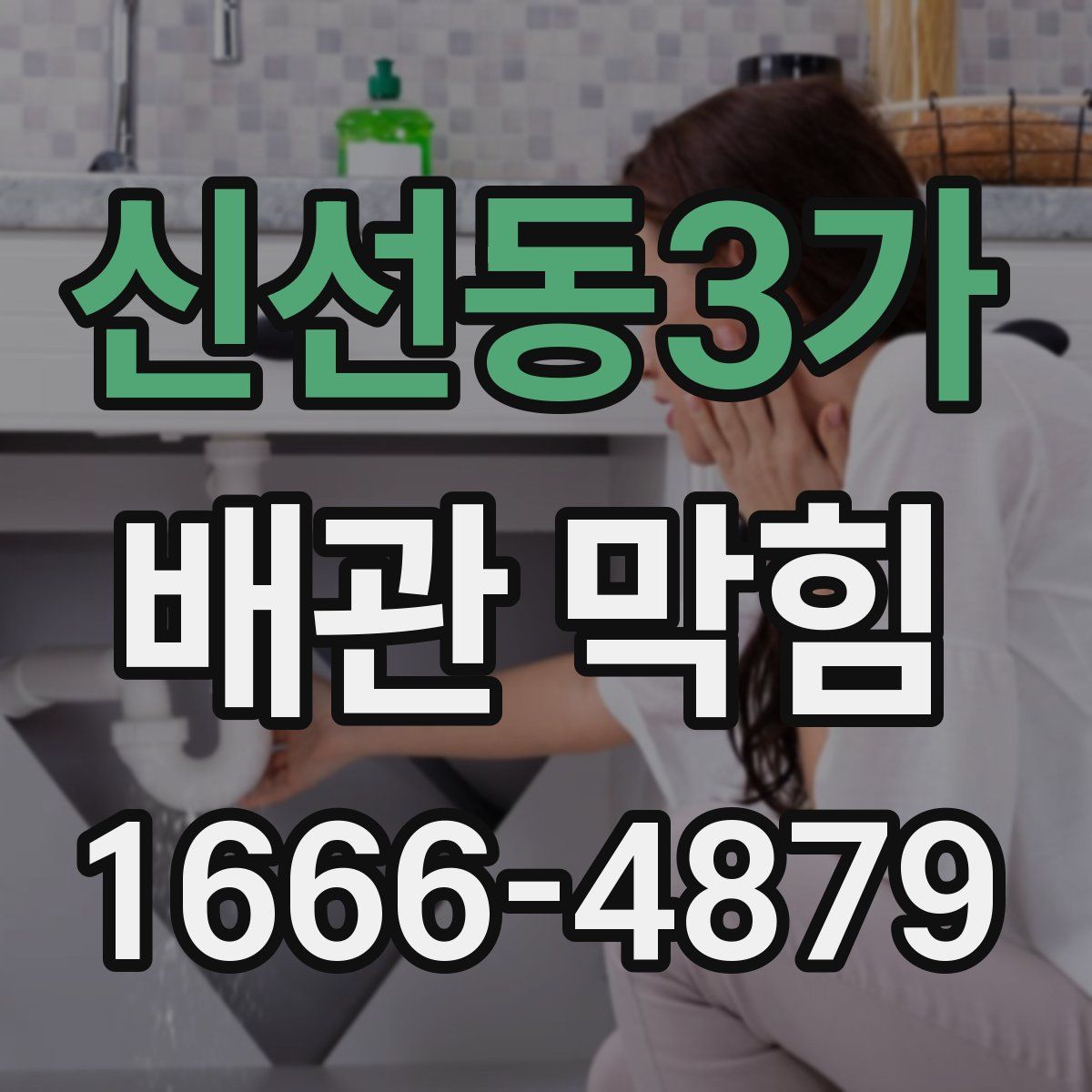 신선동3가 배관 막힘