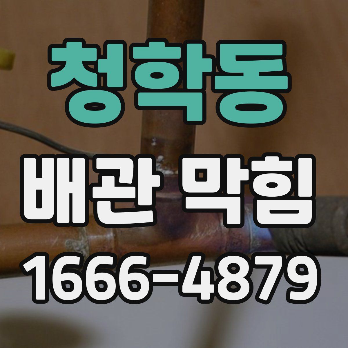 청학동 배관 막힘