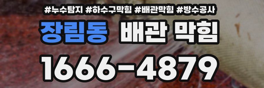 장림동 배관 막힘