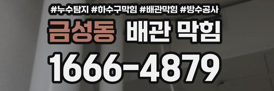 금성동 배관 막힘