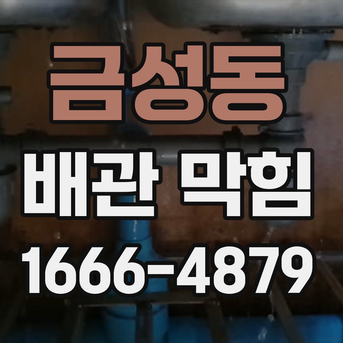 금성동 배관 막힘