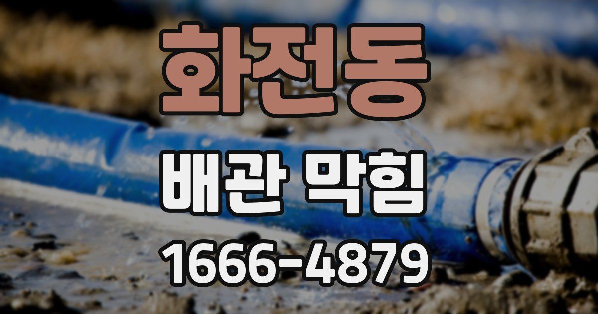 화전동 배관 막힘