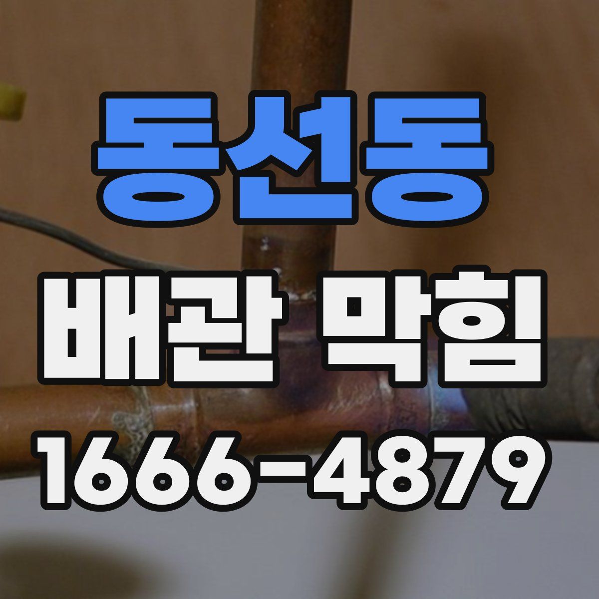 동선동 배관 막힘