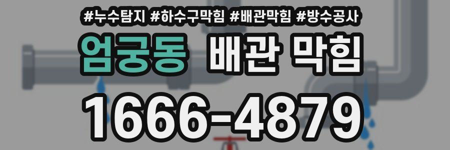 엄궁동 배관 막힘