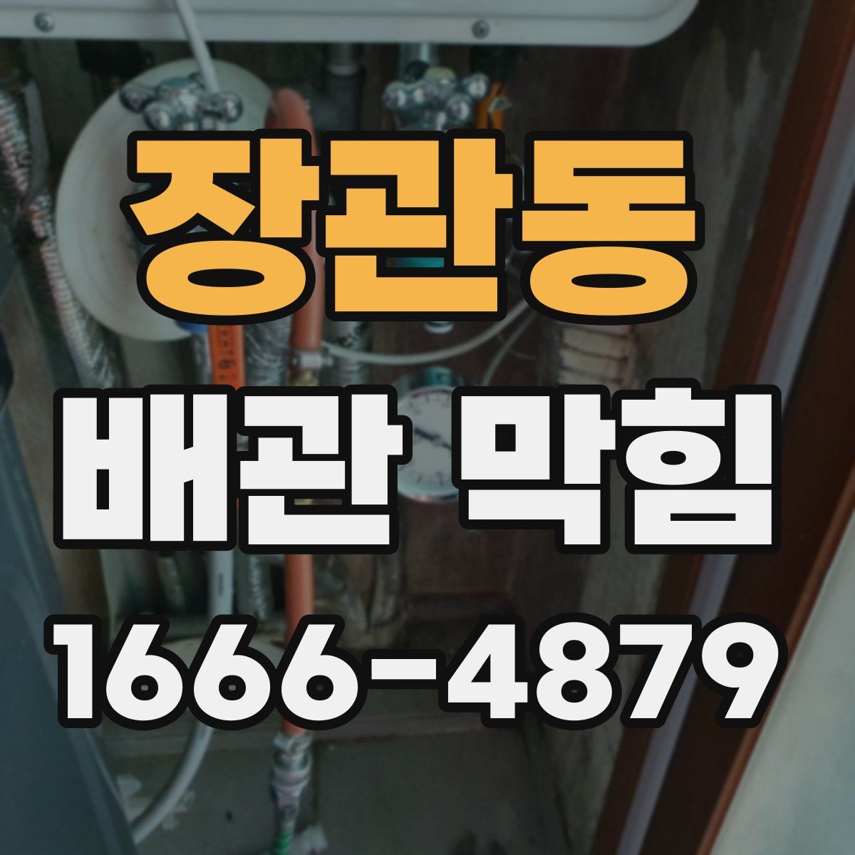 장관동 배관 막힘