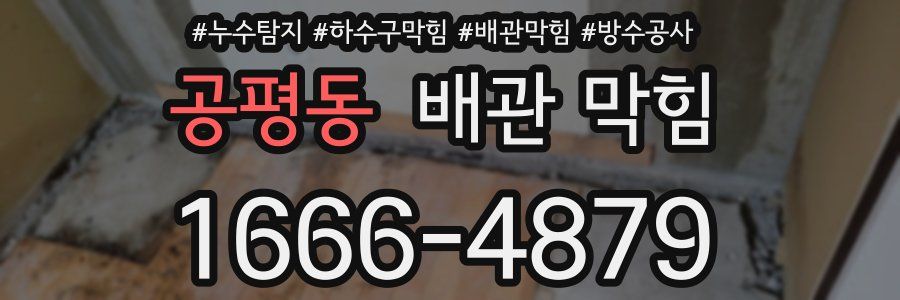 공평동 배관 막힘