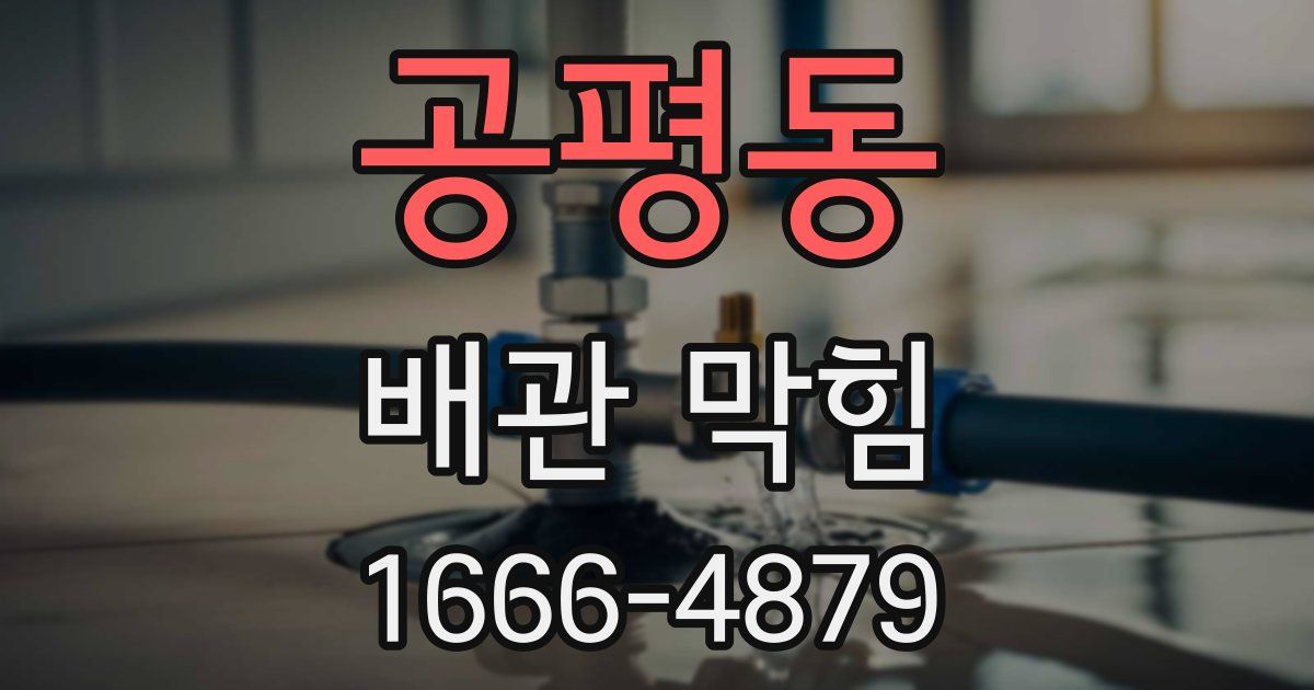 공평동 배관 막힘