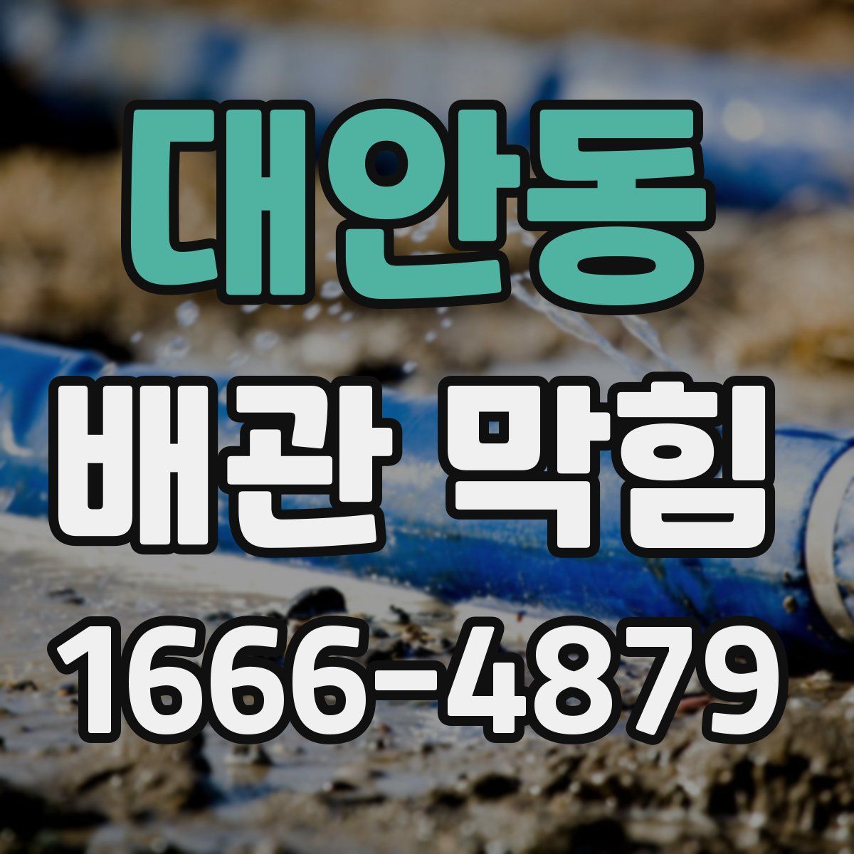 대안동 배관 막힘