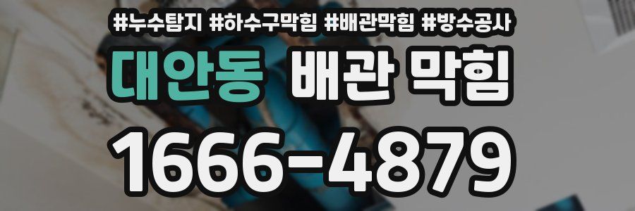 대안동 배관 막힘