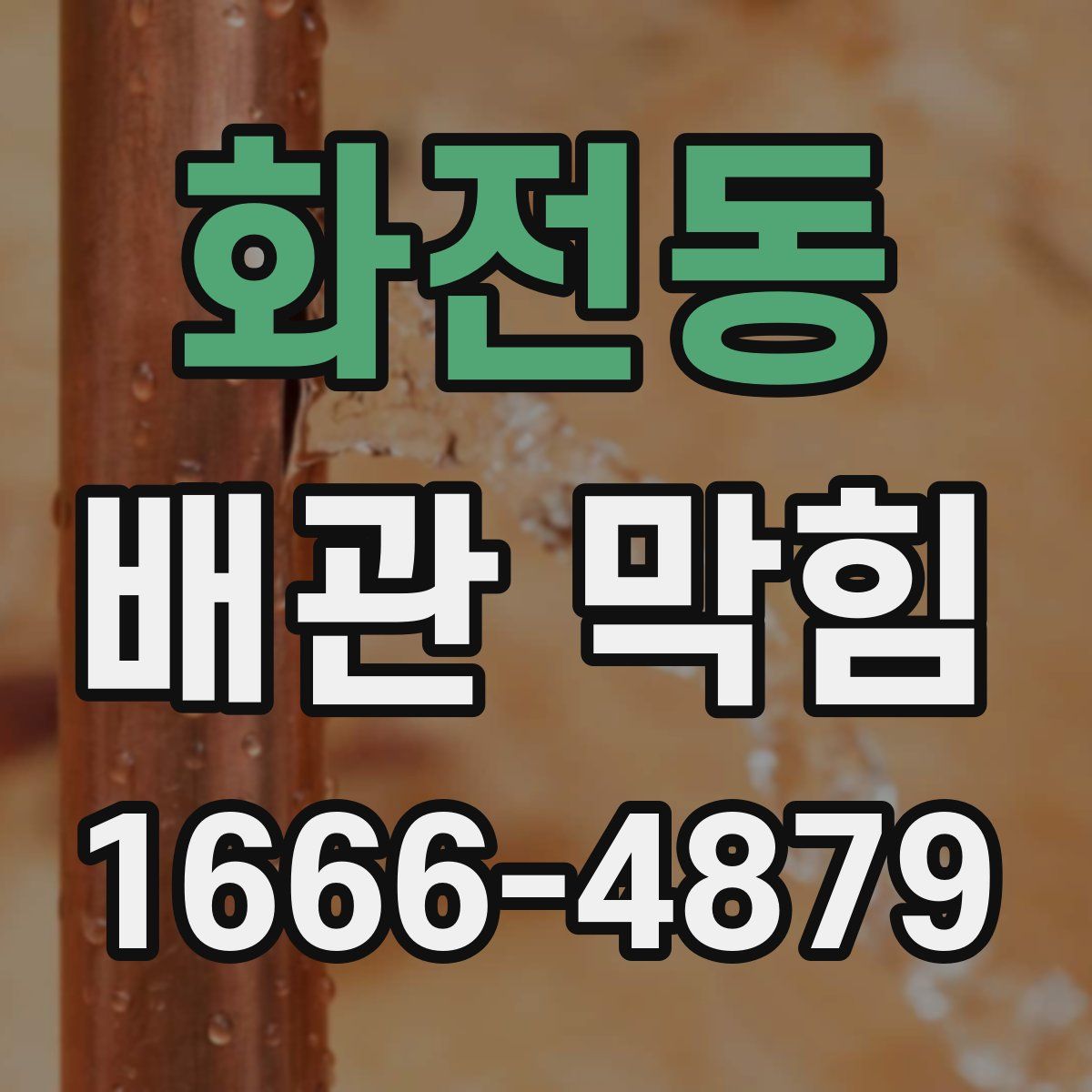 화전동 배관 막힘