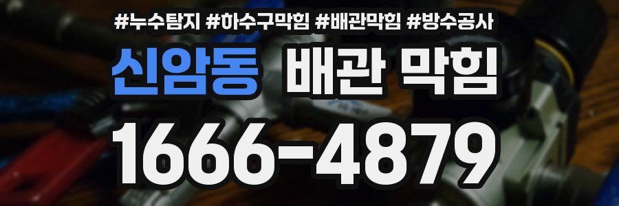 신암동 배관 막힘