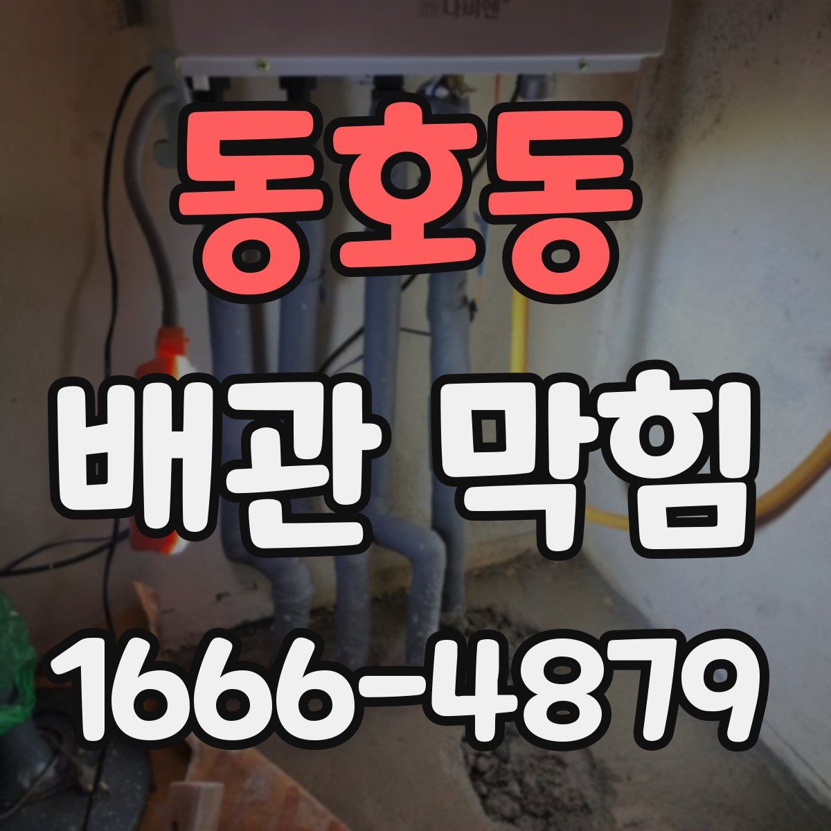 동호동 배관 막힘