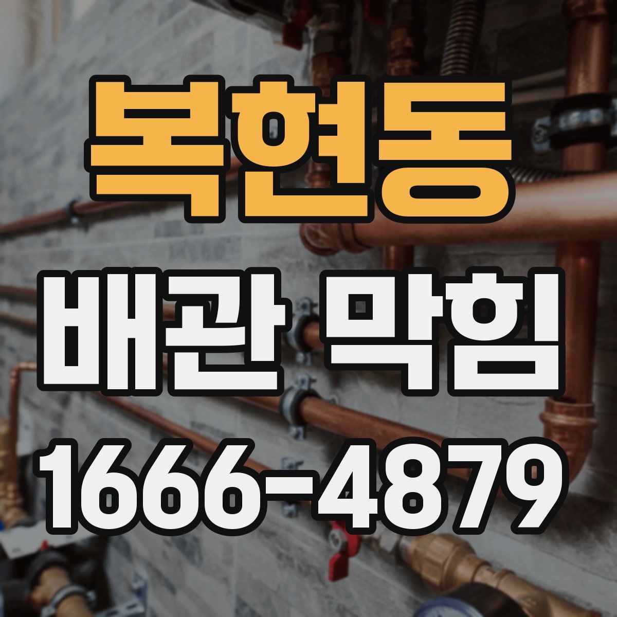 복현동 배관 막힘