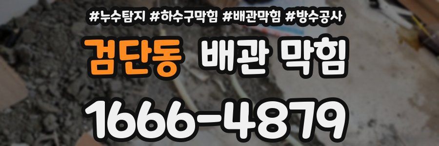 검단동 배관 막힘