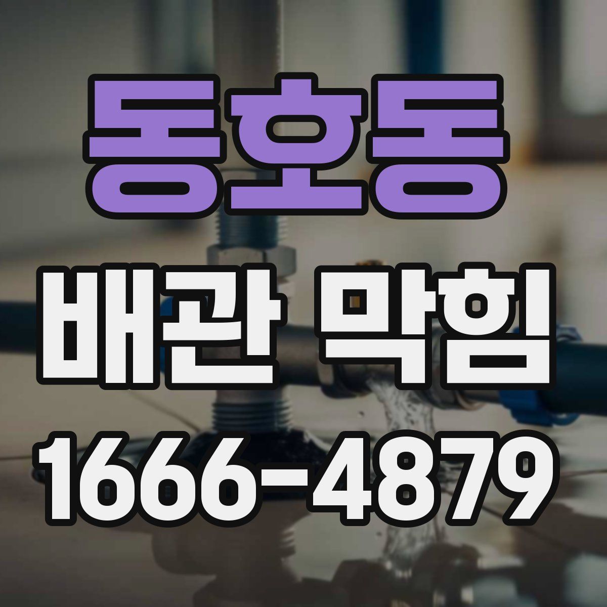 동호동 배관 막힘
