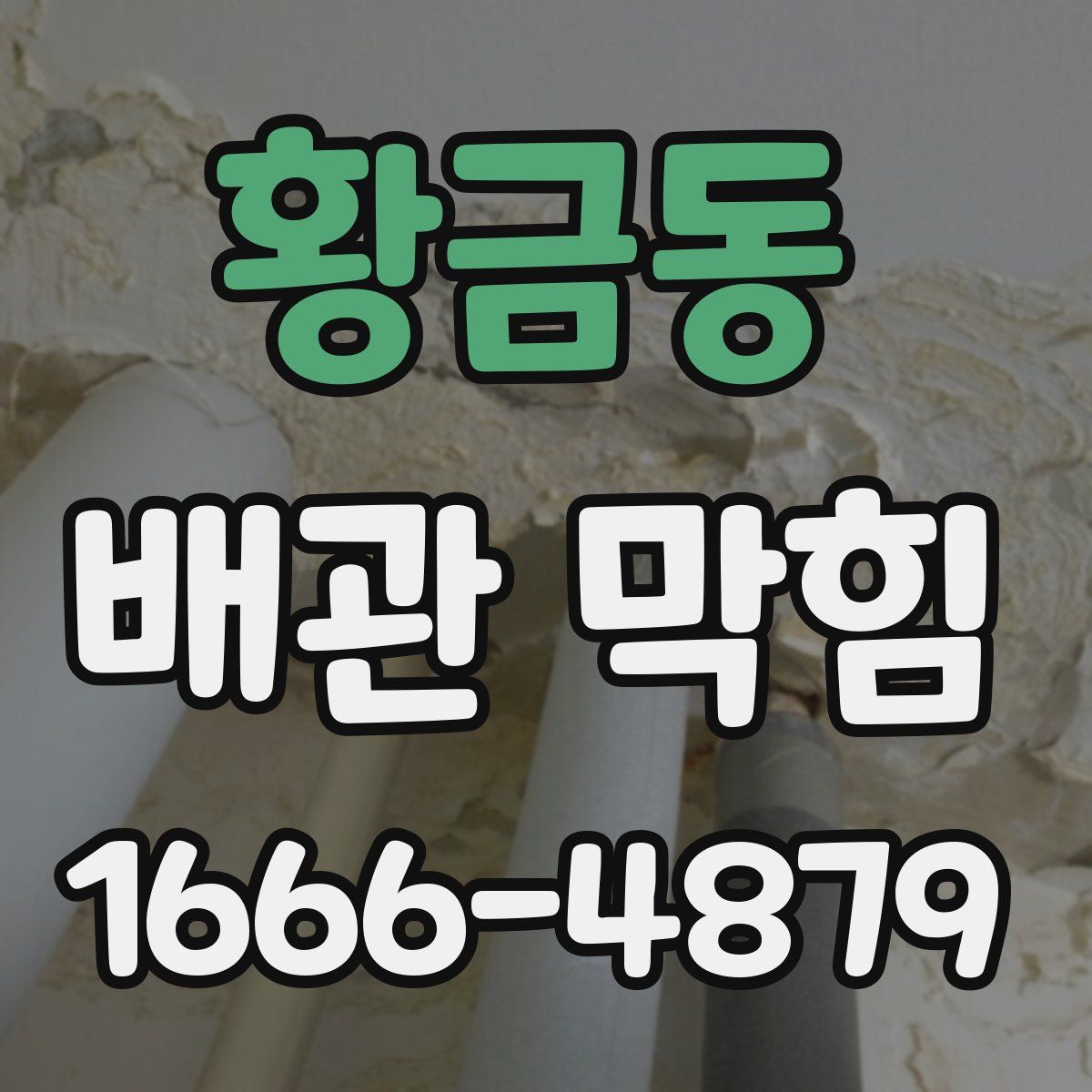 황금동 배관 막힘